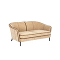 **Stylowy beżowy sofa z metalowymi nogami**